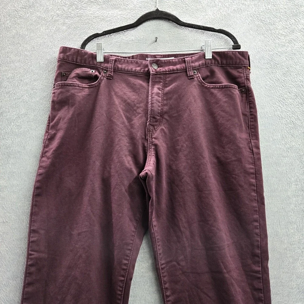 Banana Republic Men Jeans 38X32 Burgundy Denim Travel Jean‎ Slim 31